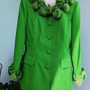 Kathryn Kay Ltd. Blazer Green size 10